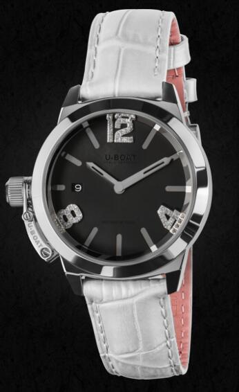 U-BOAT CLASSICO 38 Black Mother of pearl 8482 Replica Watch